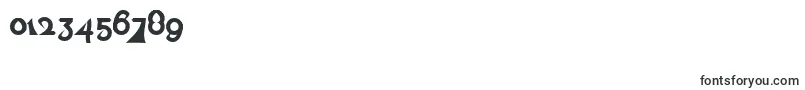 fuente PsychoticElephantText – Fuentes para números