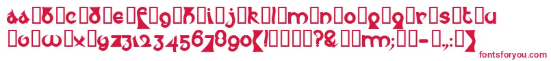 PsychoticElephantText Font – Red Fonts on White Background