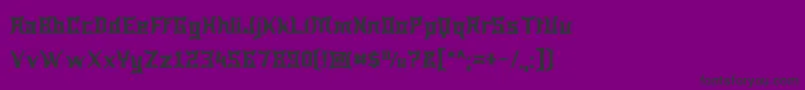 Wewak ffy Font – Black Fonts on Purple Background