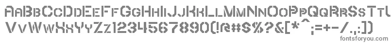 Iori-Schriftart – Graue Schriften auf weißem Hintergrund