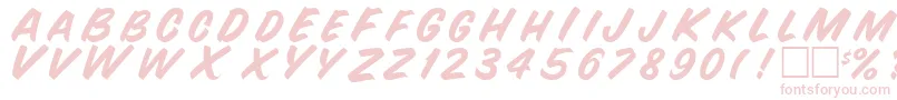 SnyderRegular Font – Pink Fonts on White Background