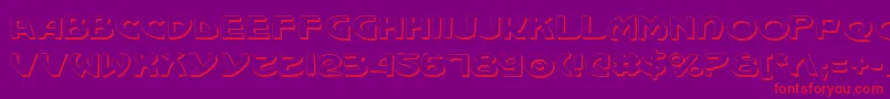 Machv2s-fontti – punaiset fontit violetilla taustalla