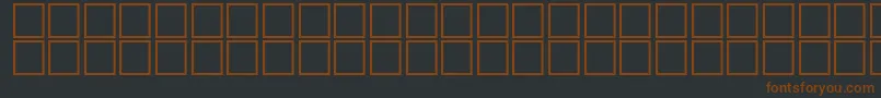 Шрифт AlSamsam – коричневые шрифты на чёрном фоне