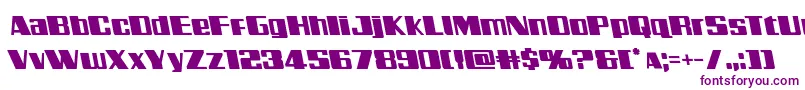 Galacticstormleft Font – Purple Fonts on White Background