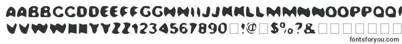 Kalamazoo-fontti – täytetyt fontit