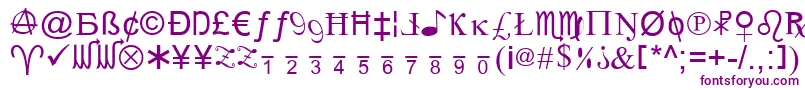 XCryption Font – Purple Fonts