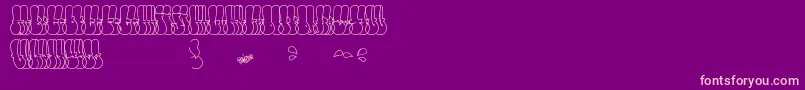 En savoir plus sur la police ThrowUpFont Police ThrowUpFont – polices roses sur fond violet