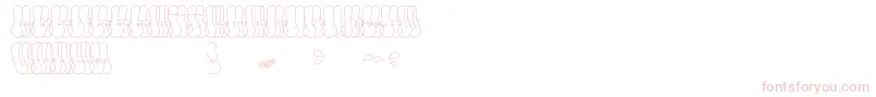 ThrowUpFont Font – Pink Fonts on White Background