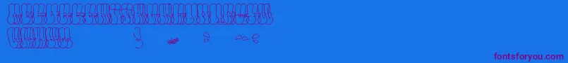 More about ThrowUpFont Font ThrowUpFont Font – Purple Fonts on Blue Background