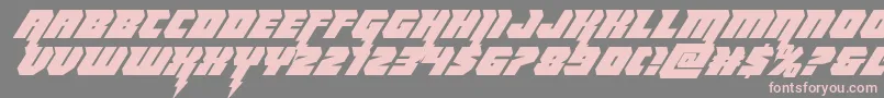fuente Thundertitanital – Fuentes Rosadas Sobre Fondo Gris