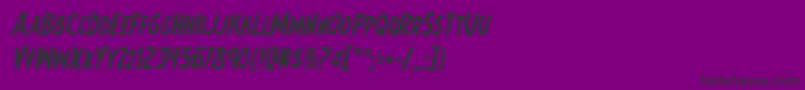 Earthsmightiestital Font – Black Fonts on Purple Background