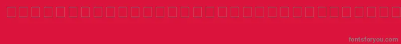 フォントValcon – 赤い背景に灰色の文字