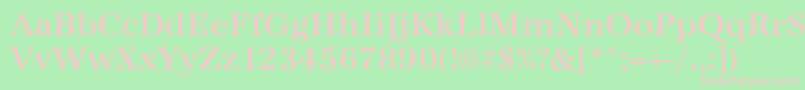 AntiquastdMediumRegular Font – Pink Fonts on Green Background