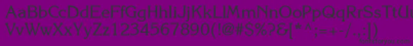 KolibridbNormal-Schriftart – Schwarze Schriften auf violettem Hintergrund
