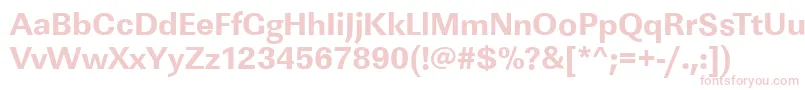 LinearstdXboldRegular Font – Pink Fonts on White Background