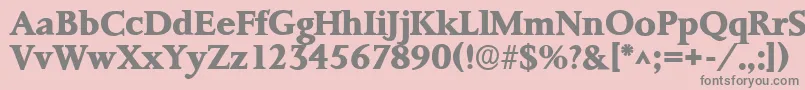 More about Ft8bBold Font Ft8bBold Font – Gray Fonts on Pink Background