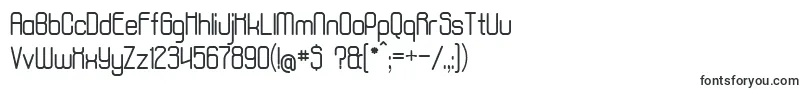 Шрифт AposiopesisNormal – узкие шрифты