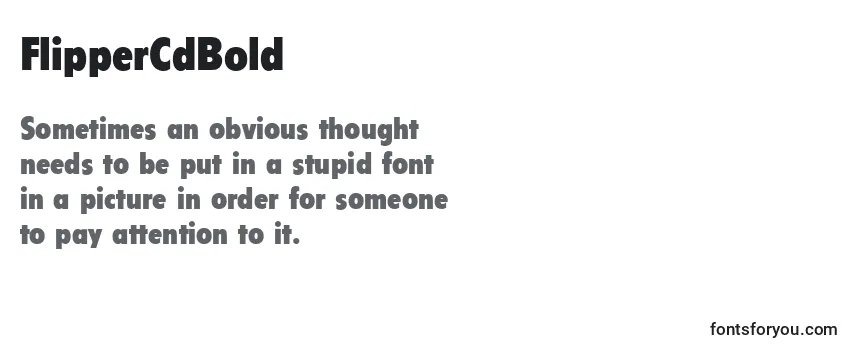 Review of the FlipperCdBold Font