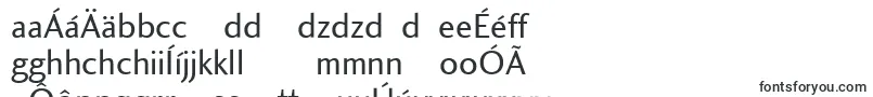 Шрифт CharlotteSansBookPlain – словацкие шрифты
