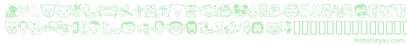 Sakabeanimal01 Font – Green Fonts