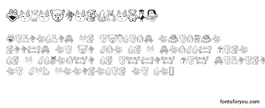 Обзор шрифта Sakabeanimal01