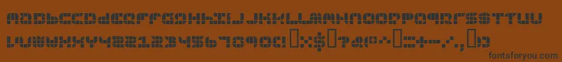 Шрифт 9sqgrg – чёрные шрифты на коричневом фоне