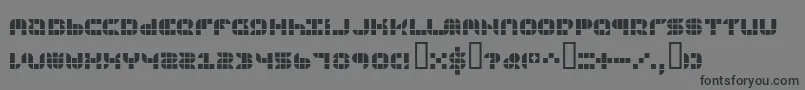 フォント9sqgrg – 黒い文字の灰色の背景