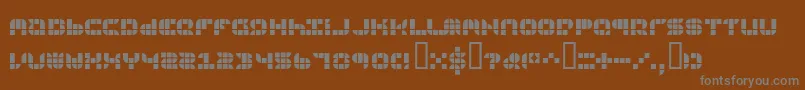Шрифт 9sqgrg – серые шрифты на коричневом фоне