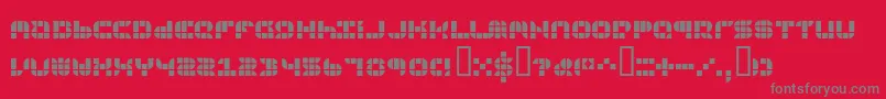 Шрифт 9sqgrg – серые шрифты на красном фоне