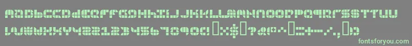 Шрифт 9sqgrg – зелёные шрифты на сером фоне