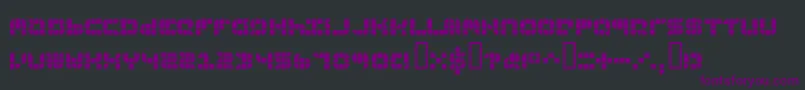 Шрифт 9sqgrg – фиолетовые шрифты на чёрном фоне