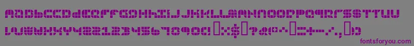 Шрифт 9sqgrg – фиолетовые шрифты на сером фоне