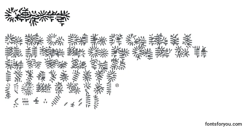 Schriftart Gilgonp – Alphabet, Zahlen, spezielle Symbole