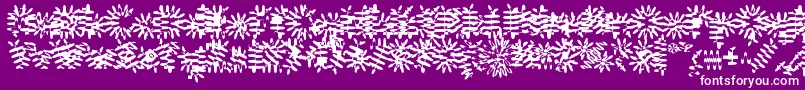Gilgonp Font – White Fonts on Purple Background
