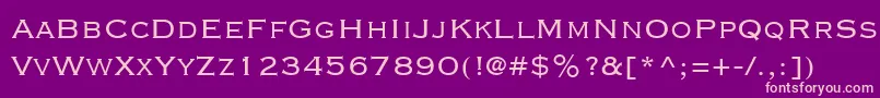 fuente CopperplateGothicLtThirtyTwoBc – Fuentes Rosadas Sobre Fondo Morado