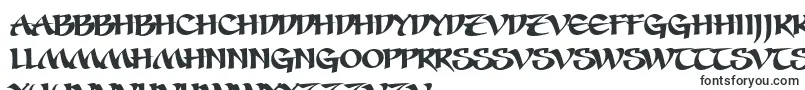 Sevesbrg-Schriftart – shona Schriften