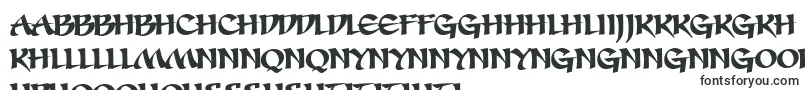 Sevesbrg-Schriftart – sesotho Schriften
