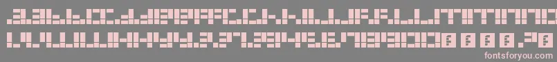 Dysfunctional Font – Pink Fonts on Gray Background