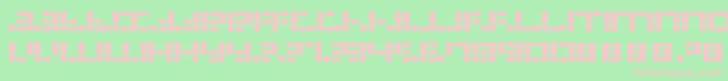 Dysfunctional Font – Pink Fonts on Green Background