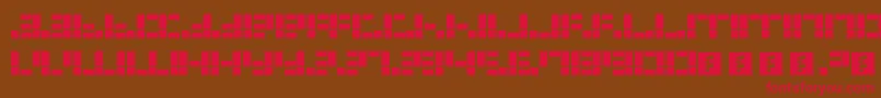Dysfunctional Font – Red Fonts on Brown Background
