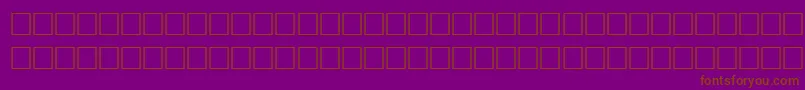 AfAseerNormalTraditional Font – Brown Fonts on Purple Background