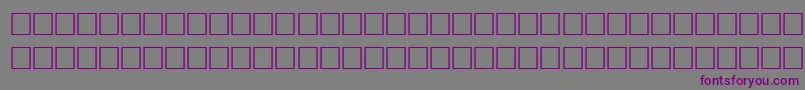 Czcionka AfAseerNormalTraditional – fioletowe czcionki na szarym tle