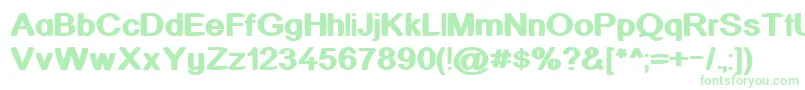 KickAssinger Font – Green Fonts