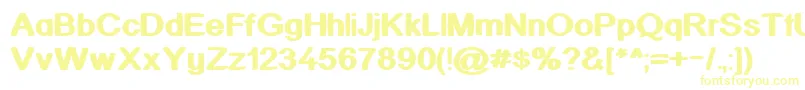 KickAssinger Font – Yellow Fonts