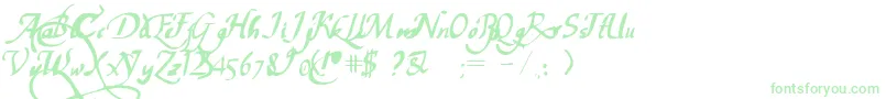 PwChancelaresca Font – Green Fonts