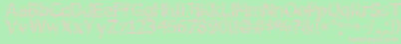 3DNoise Font – Pink Fonts on Green Background