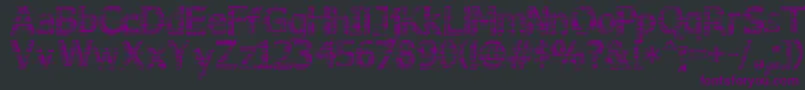 3DNoise Font – Purple Fonts on Black Background