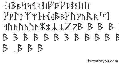 Futharken font – Fonts Runes