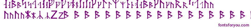 Futharken Font – Purple Fonts