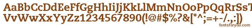 MonologueBlackSsiBlack Font – Brown Fonts on White Background